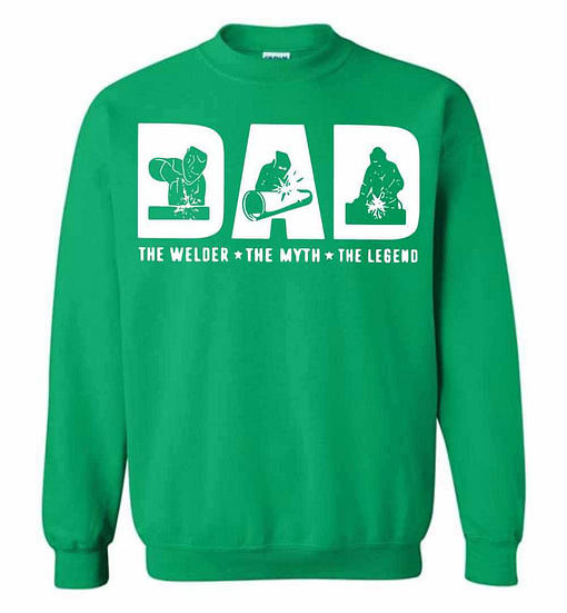 Inktee Store - Dad The Welder The Myth The Legend Sweatshirt Image