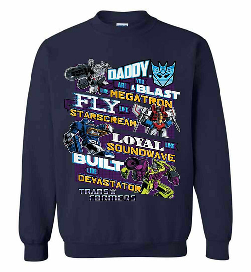 Inktee Store - Decepticons Father'S Day Transformers Sweatshirt Image