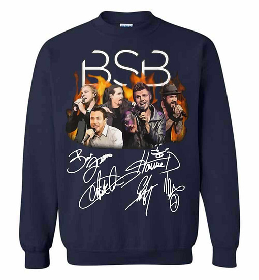 Inktee Store - Backstreet Boys Signature Sweatshirt Image