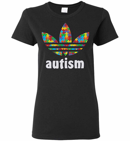 Inktee Store - Autism Awareness With Adidas Style Women'S T-Shirt Image
