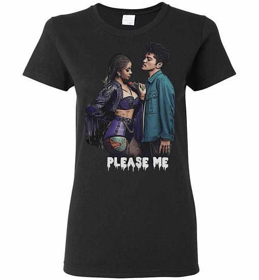 Inktee Store - Cardi B And Bruno Mars Please Me Women'S T-Shirt Image