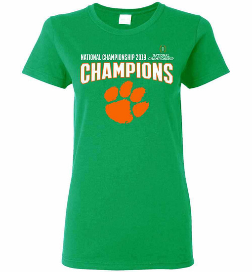 Inktee Store - Clemson Tigers Champions National Championships 2019 Women'S T-Shirt Image