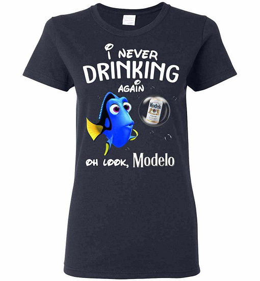 Inktee Store - Disney Funny Dory I'M Never Drinking Again For Modelo Women'S T-Shirt Image
