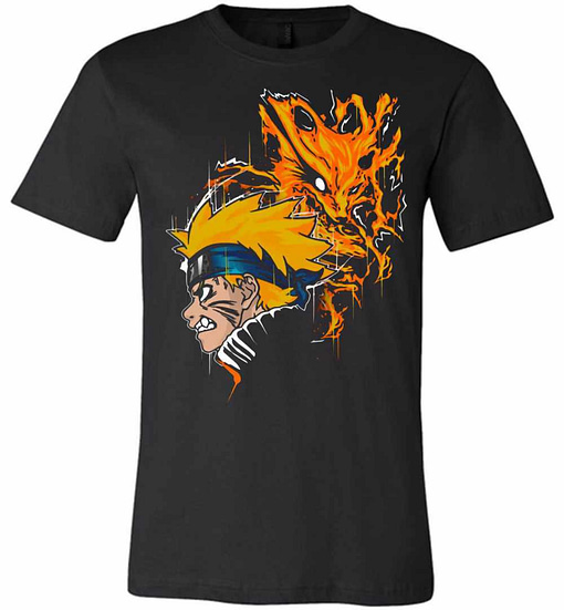 Inktee Store - Demon Fox Naruto Premium T-Shirt Image