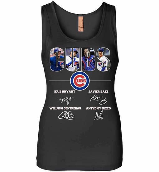Inktee Store - Chicago Cubs Signature Women Jersey Tank Top Image