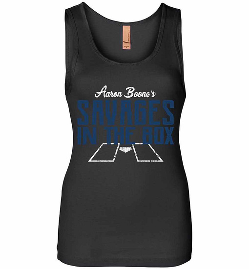 Inktee Store - Yankees Aaron Broone S Savages In The Box Women Jersey Tank Top Image