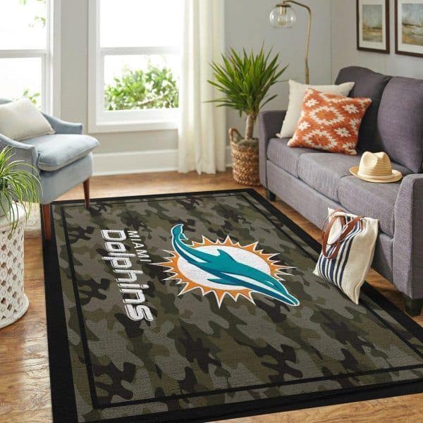 Amazon Miami Dolphins Living Room Area No3540 Rug