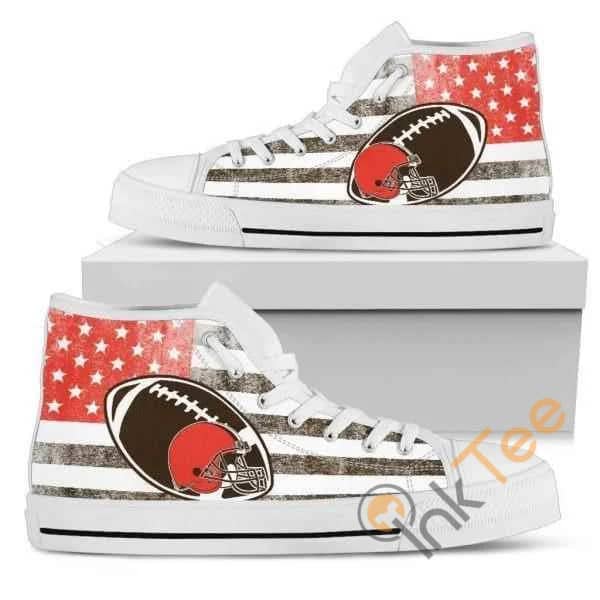 The Cleveland Browns Nfl Football Amazon Best Seller Sku 2420 High Top Shoes