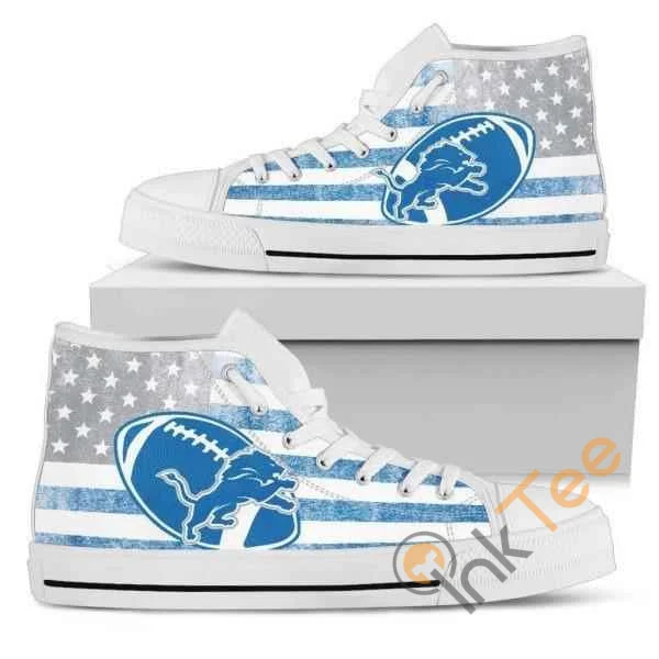 The Detroit Lions Nfl Football Amazon Best Seller Sku 2427 High Top Shoes