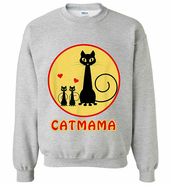 Inktee Store - Cat Mama Lovely Gift For Mom Mothers Day Sweatshirt Image