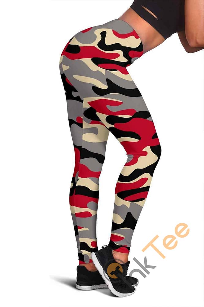 Inktee Store - Arizona Diamondbacks Inspired Tru Camo 3D All Over Print For Yoga Fitness Fashion Women'S Leggings Image