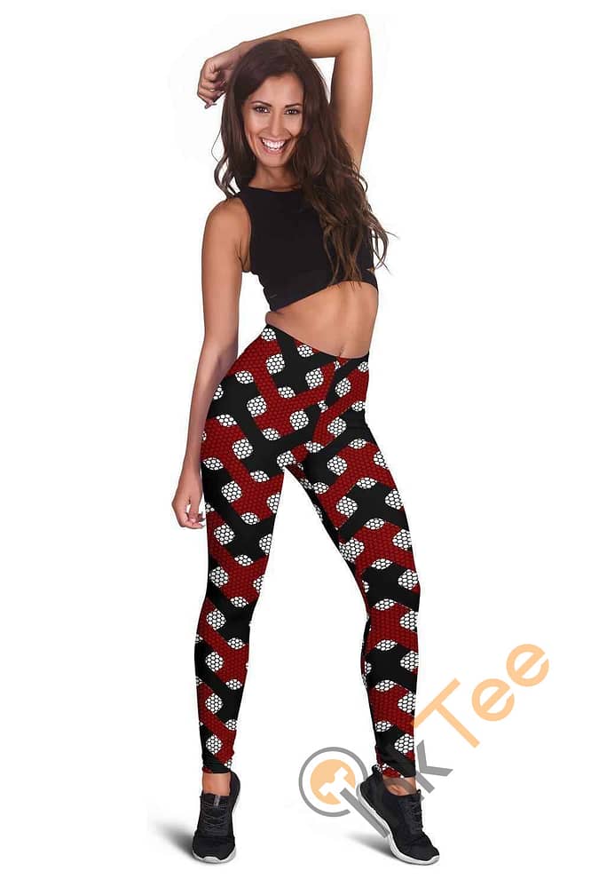 Inktee Store - Louisville Cardinals Inspired Liberty Gold 3D All Over Print For Yoga Fitness Fashion Women'S Leggings Image