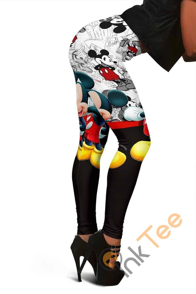 Inktee Store - Mickey 3D All Over Print For Yoga Fitness Women'S Leggings Image