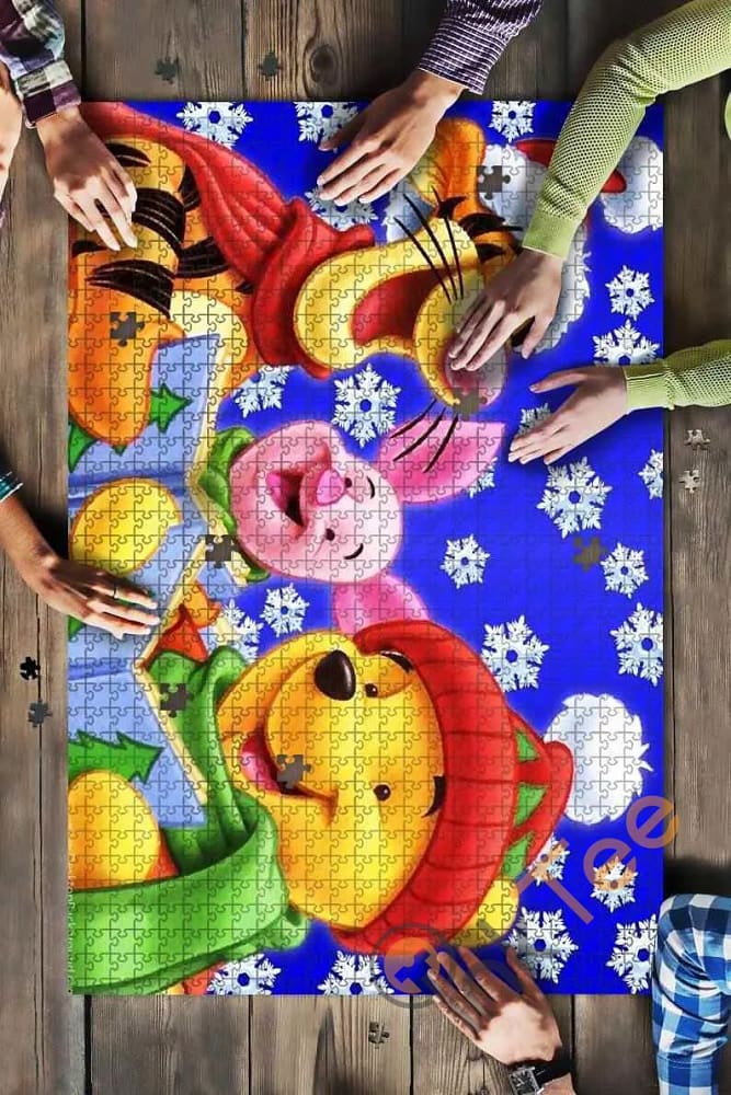 Winnie The Pooh Christmas Jigsaw Puzzle