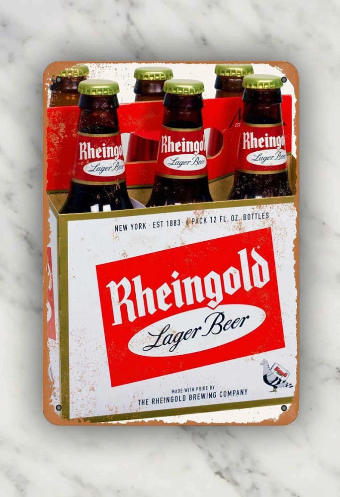 Rheingold Beer Metal Sign