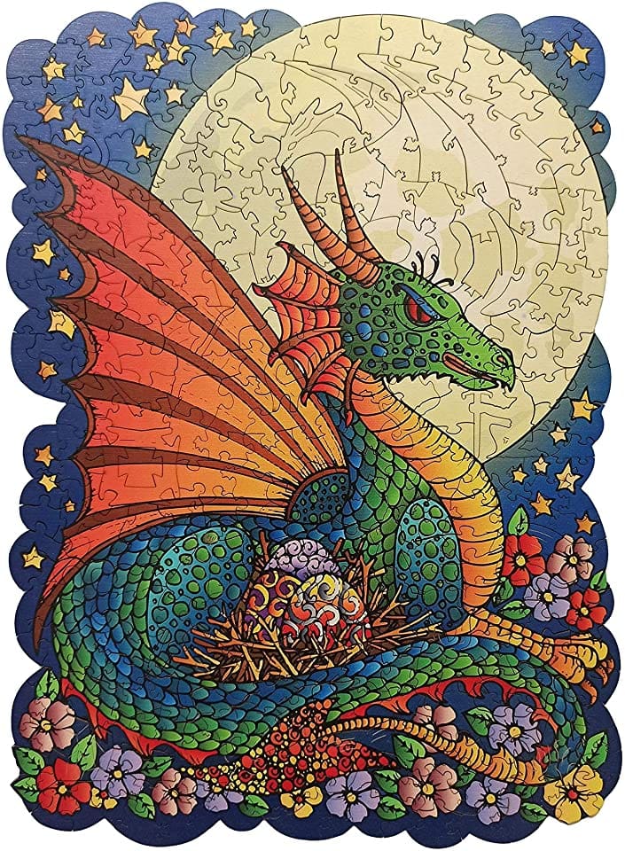 Moon Dragon Jigsaw Puzzle