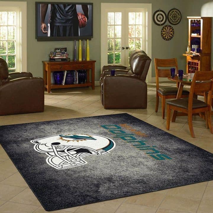 Amazon Miami Dolphins Living Room Area No3535 Rug