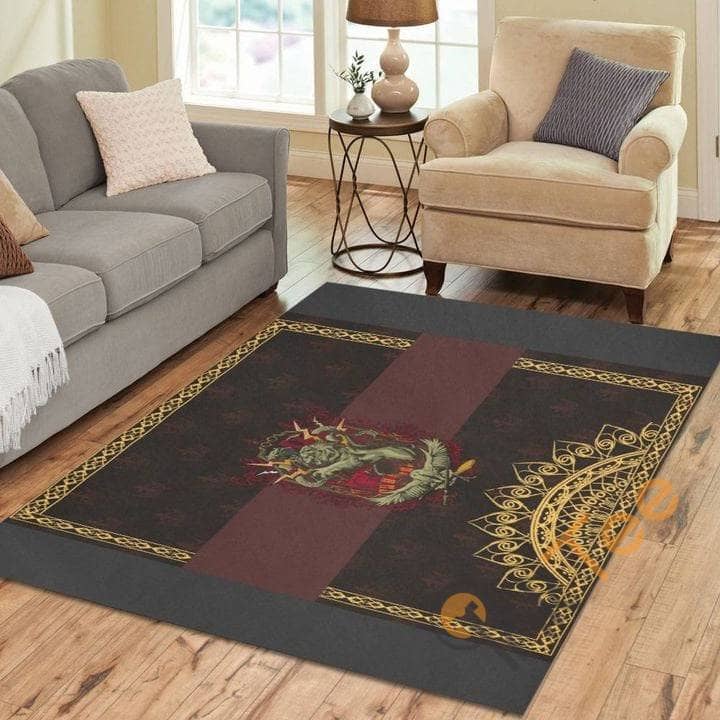 Harry Potter Emblem Living Room Carpet Floor Decor Gift For Potter's Fan Rug