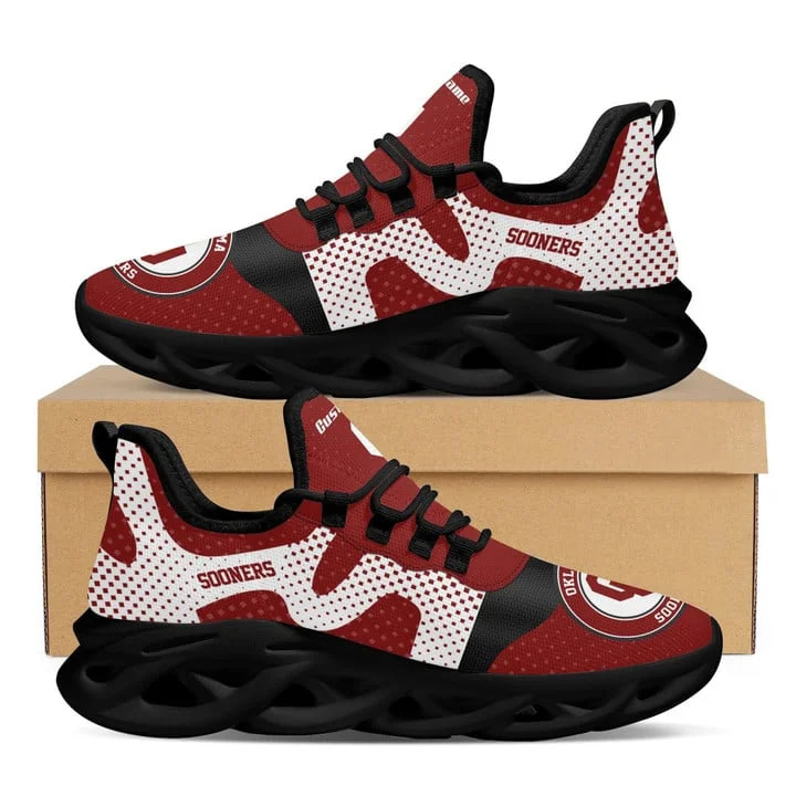 Oklahoma Sooners Style 1 Amazon Custom Name Max Soul Shoes