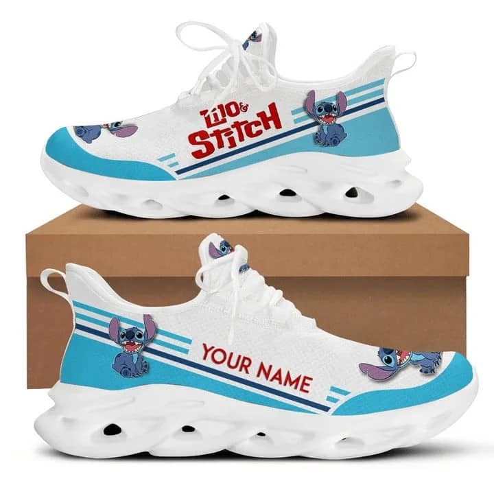 Stitch And Lilo Custom Name Style 1 Amazon Custom Max Soul Shoes