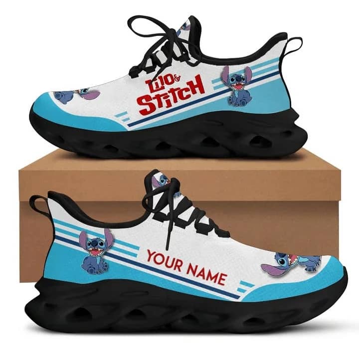 Stitch And Lilo Custom Name Style 2 Amazon Custom Max Soul Shoes
