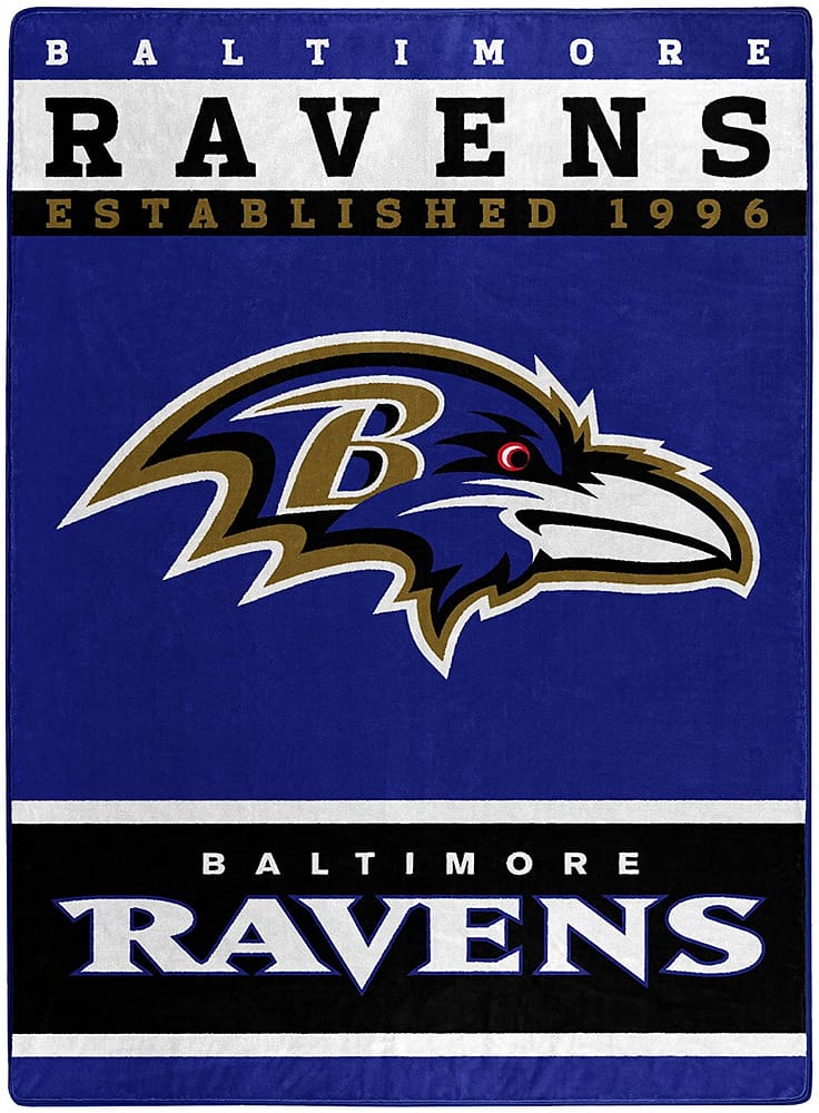 The Officially Licensed Nfl Throw Baltimore Ravens Fleece Blanket