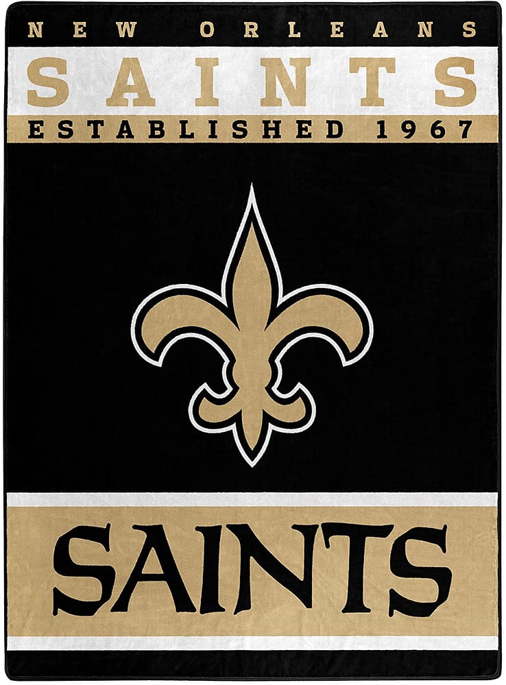 The Officially Licensed Nfl Throw New Orleans Saints Fleece Blanket