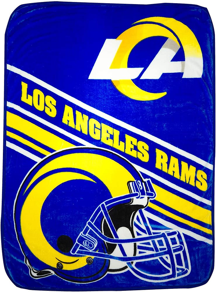 Nfl Team Logo Throw Los Angeles Rams Fleece Blanket