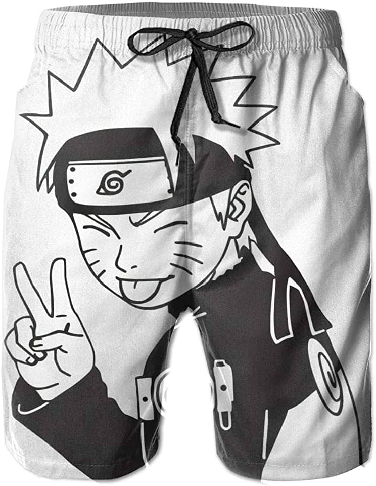 Naruto Swim Trunks Anime Printed Quick Dry Sku 172 Shorts