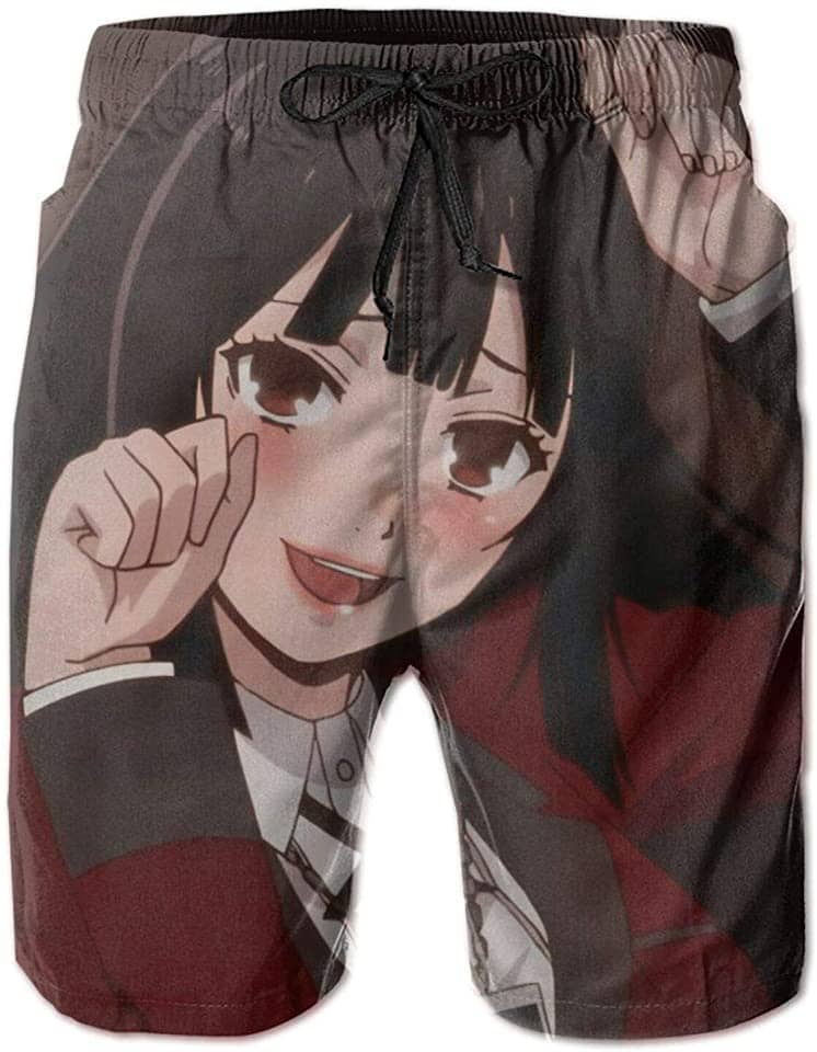 Kakegurui Swim Trunks Anime Printed Quick Dry Sku 33 Shorts