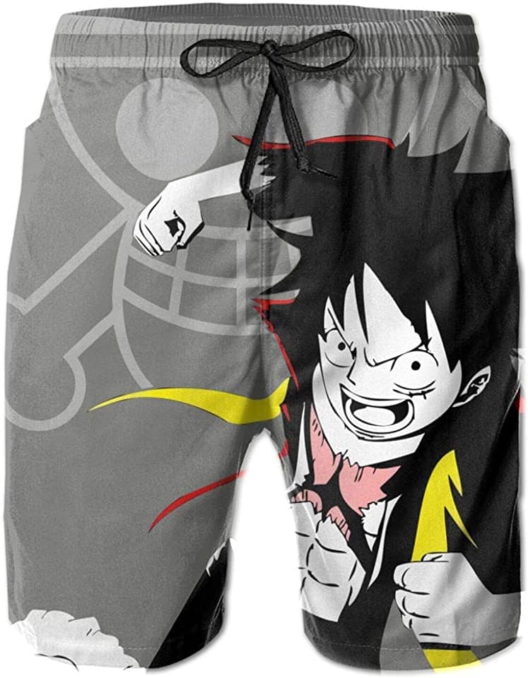 One Piece Swim Trunks Anime Printed Quick Dry Sku 161 Shorts