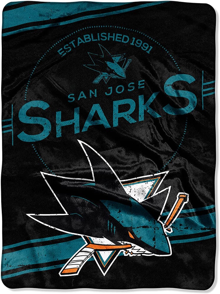 Nhl San Jose Sharks Fleece Blanket