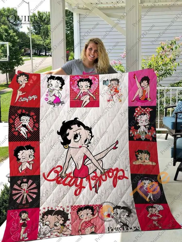Betty Boop  Blanket Quilt