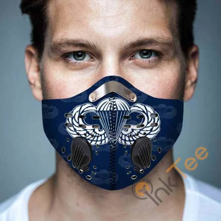 Us Paratrooper Filter Activated Carbon Pm 2.5 Face Mask