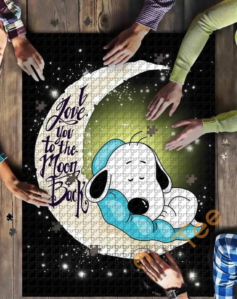 Snoopy Love To The Moon Kid Toys Jigsaw Puzzle