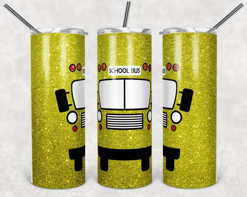 School Bus Driver Stainless Steel Tumbler
