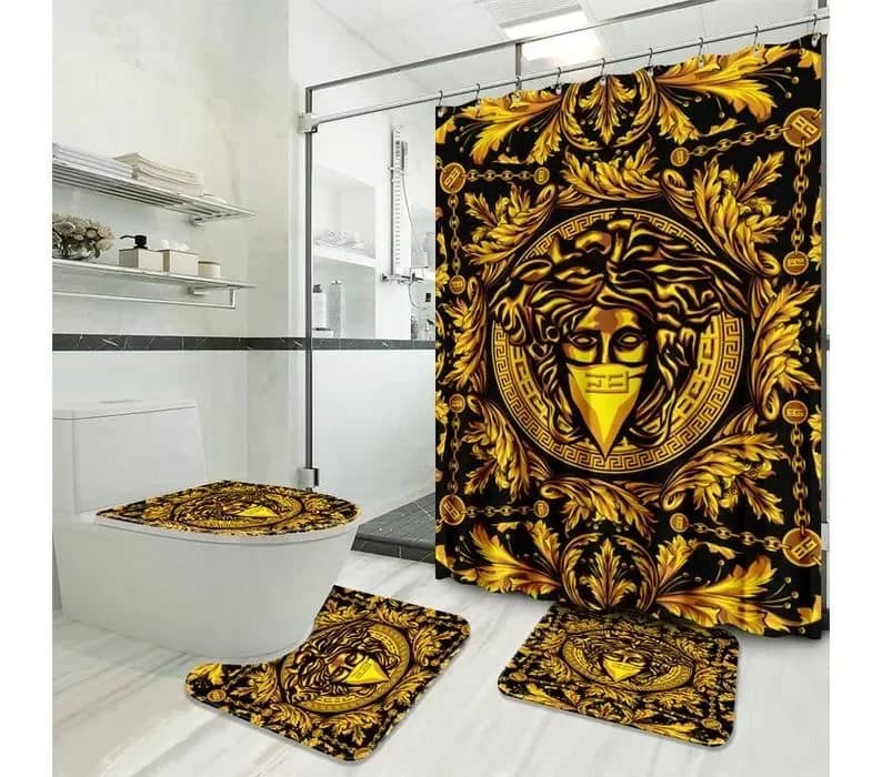 Versace Medusa Golden Logo Limited Luxury Brand Bathroom Sets