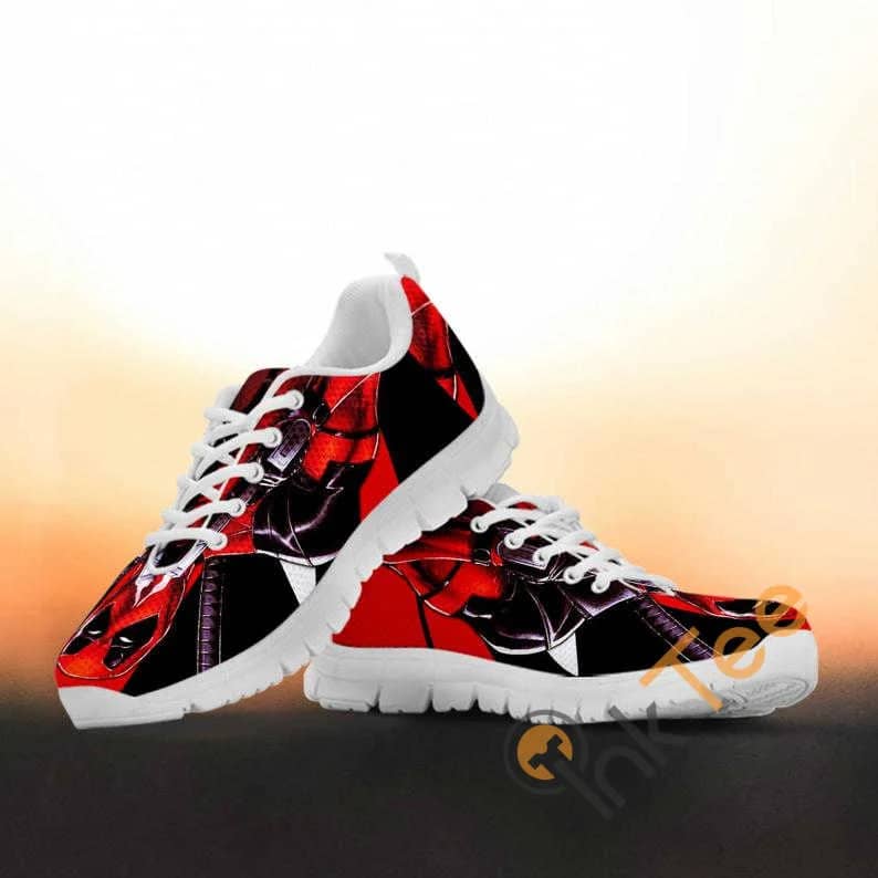 Deadpool Custom Painted Marvel Studio Superhero Movie Running No 322 Nike Roshe Shoes