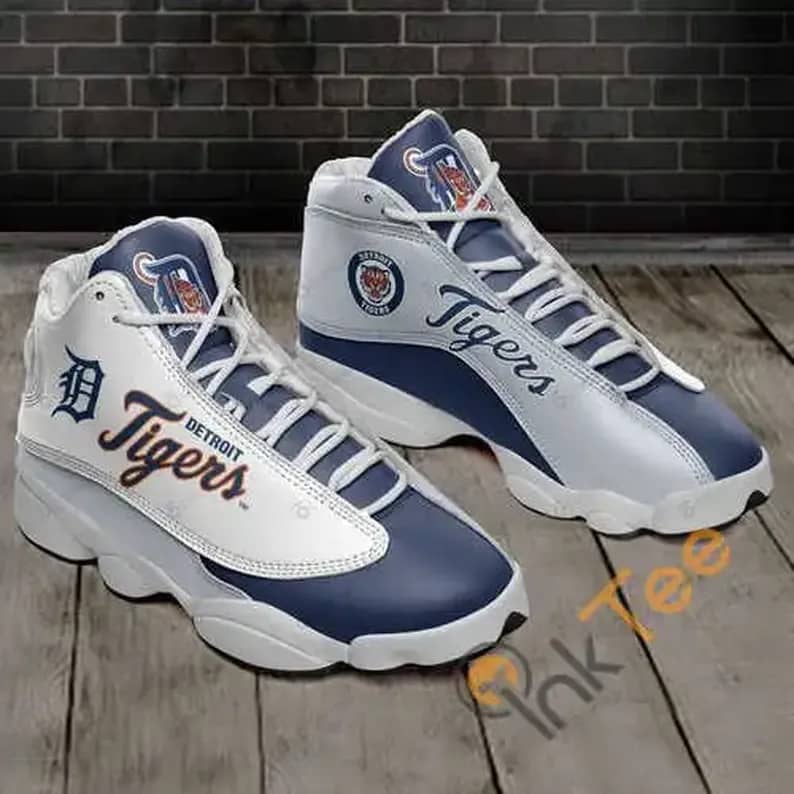 Detroit Tigers 13 Personalized Air Jordan Shoes
