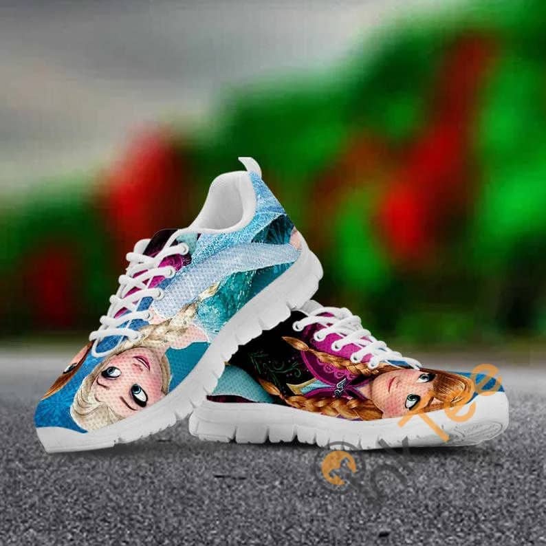Frozen Custom Painted Disney Movie Animated Running No 315 Nike Roshe Shoes
