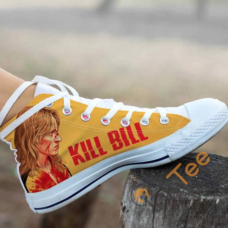 Kill Bill Custom Vintage Movie No 374 High Top Shoes