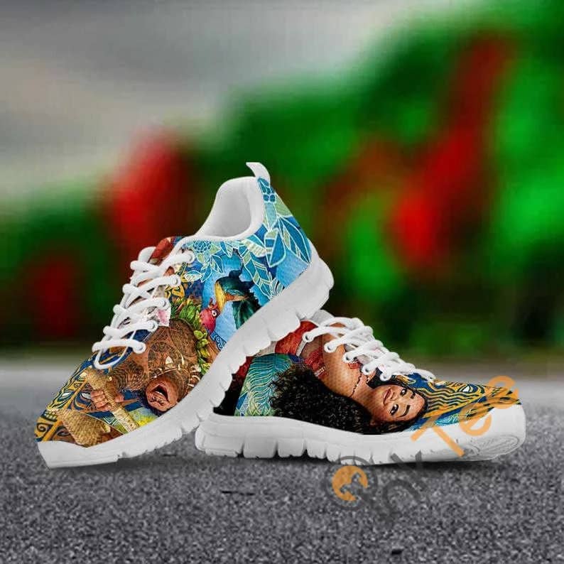 Moana Custom Painted Disney Movie Animated Running No 312 Nike Roshe Shoes