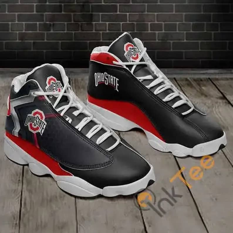 Ohio State Buckeyes 13 Personalized Air Jordan Shoes