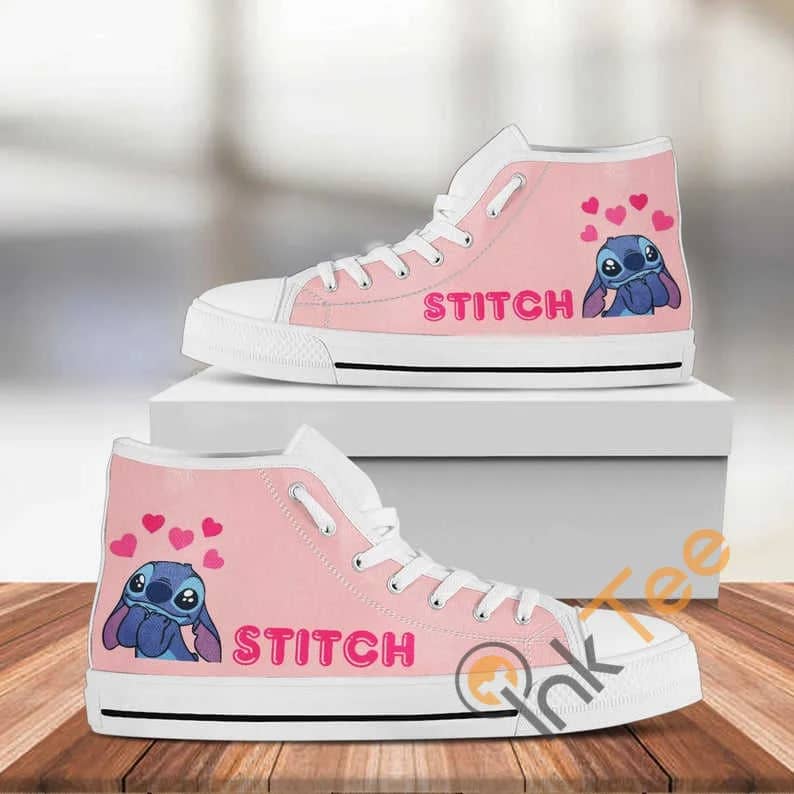 Stitch Disney Custom Pattern Movie No 315 High Top Shoes