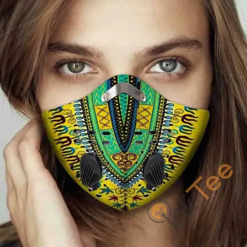 African Filter Activated Carbon Pm 2.5 Fm Face Mask