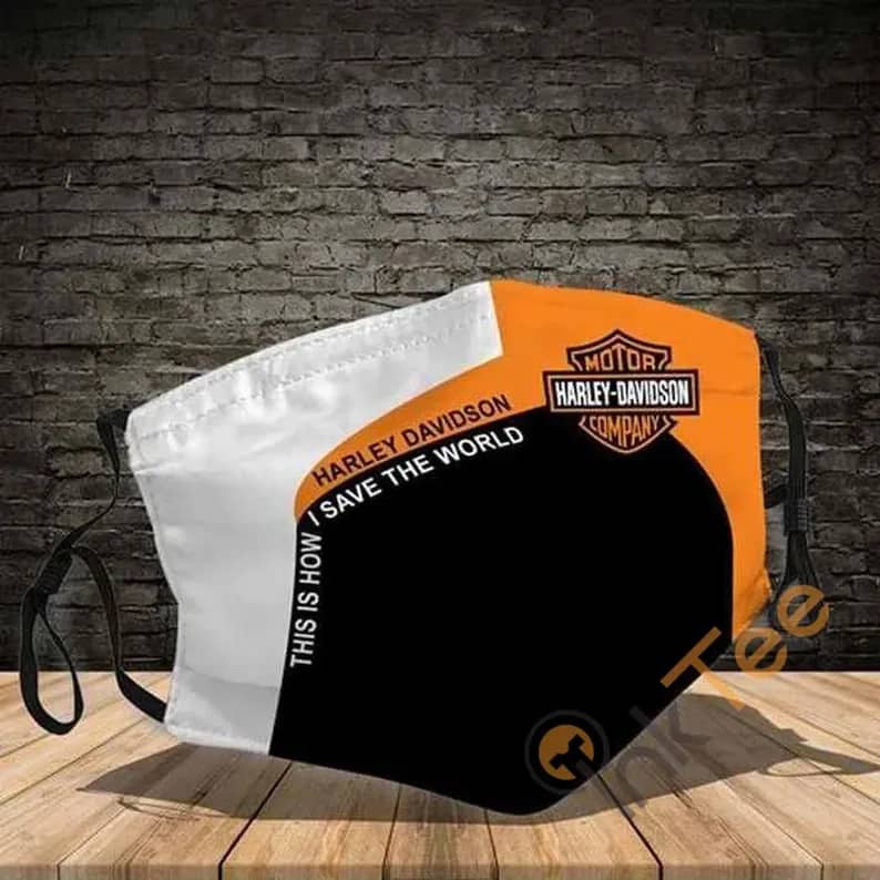 Harley Davidson This Is How I Save The World Face Mask