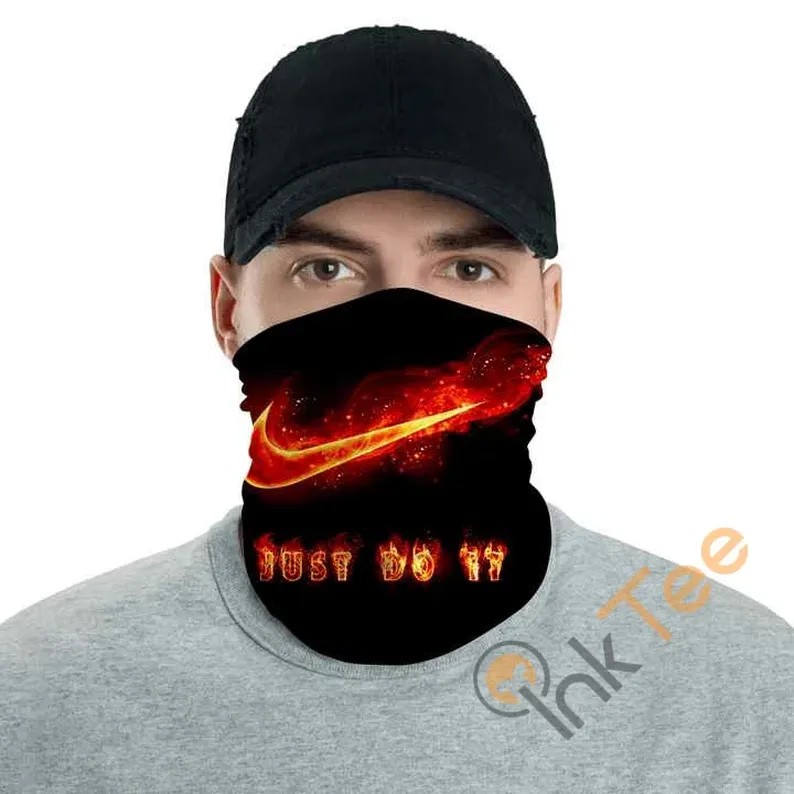Nike Just Do It Logo Light Fire Face Mask