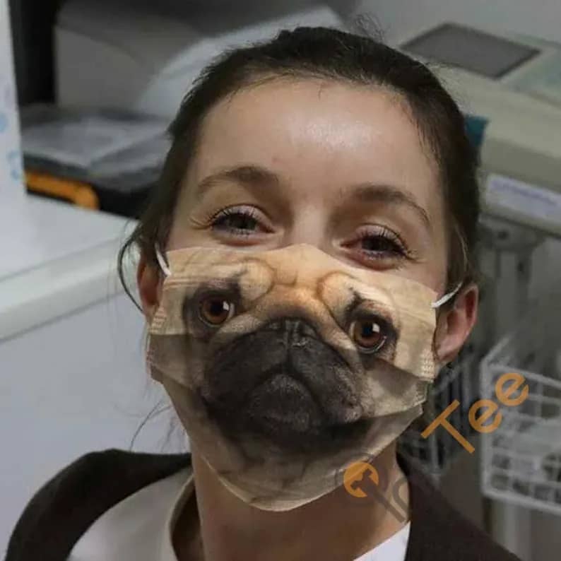 Pug Dog Face Mask
