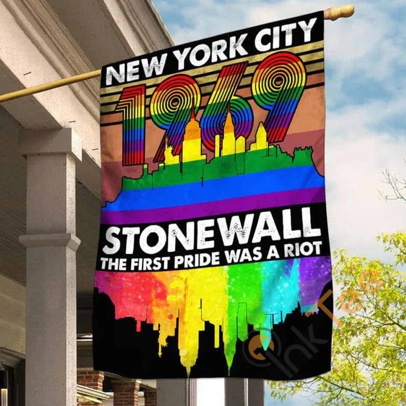 Lgbtq Lgbt Pride Love Is Rainbow New York City 1969 Stonewall The First Sku 0278 House Flag