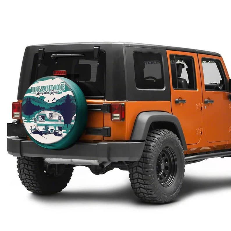 Inktee Store - Away From Home Custom Gifts Tire Cover Image